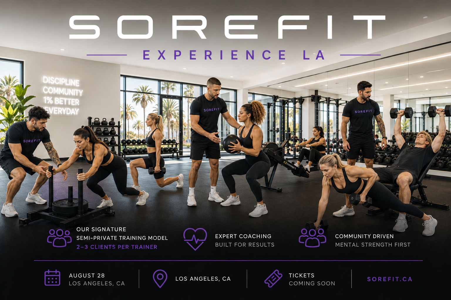 SoreFIT Experience LA Pop-Up! ⟡ COMING SOON! ⟡